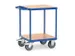 tafelwagen,draagverm. 500kg,2etage(s),laadvl. LxB 600x600mm,houtetage