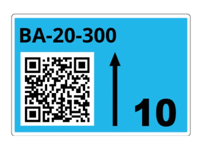 Brother LTZ15055FQR, Lichtblauw, Rechthoek, Universeel, 85 mm, 55 mm,