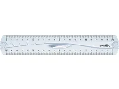 decimeterlat Geometric dubbele decimeter, 20 cm