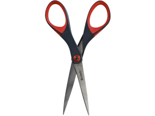 Schaar Scotch 18cm precision rood blister