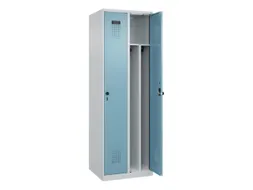 locker voor scheiding van kleding,HxBxD 1850x600x500mm,2vak