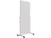 Dubbelzijdig Whiteboard 180x75cm Mobiel Staal Wit Profiel