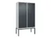 locker voor scheiding van kleding,HxBxD 2120x1200x500mm,4vak