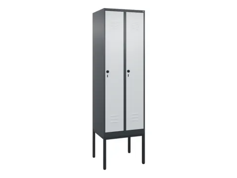 locker voor scheiding van kleding,HxBxD 2120x600x500mm,2vak