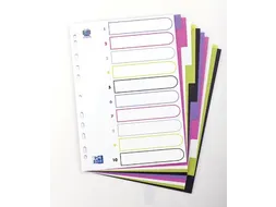 Elba Tabbladen MyColour A4 10-Delig 11-Gaats Assorti Kleuren