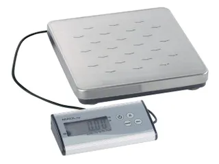 Pakketweger MAUL Cargo 50kg metalen plateau 27x27cm + 9V batterij zilv - 1