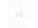 Gekleurde Etiketten 105x37mm Blauw 42817