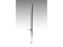 Paal,V. Afvalbak 120L,Staal Verzinkt