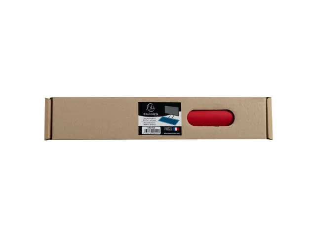 Onderlegger PU 40x80cm zwart/rood