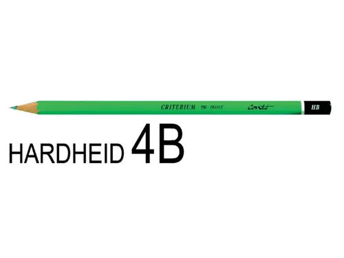 Potlood Bic Criterium 550 zeshoekig 4B