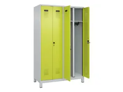 locker voor scheiding van kleding,HxBxD 1950x1200x500mm,4vak