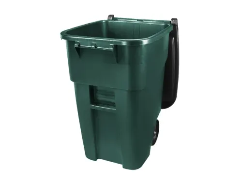 BRUTE Rolcontainer met deksel 189.3 Liter Groen Zwart