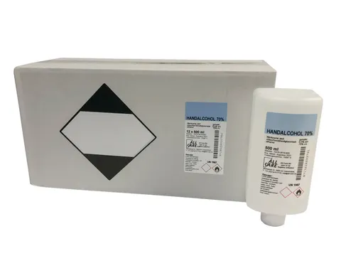 Handalcohol 70% 500ml fles vierkant
