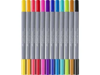 Duo aquarelmarker Goldfaber etui 12 stuks - 1