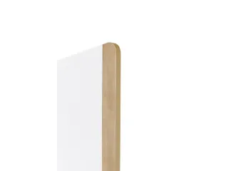 Whiteboard Rocada Natural 100x120cm wit mobiel 2-zijdig melamine magne - 20