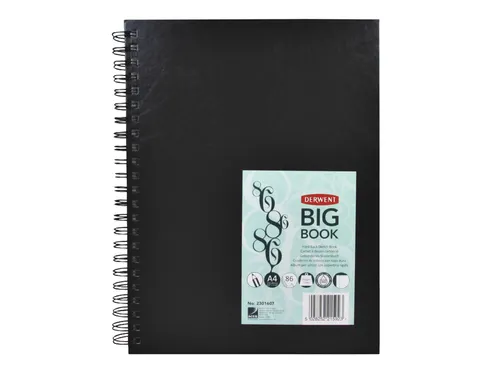 Schetsboek Derwent Big Book A4 harde kaft