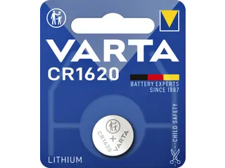 Batterij Varta knoopcel CR1620 lithium 3V blister à 1 stuk - 4