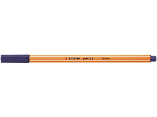 Fineliner STABILO point 88/22 pruissisch blauw 0.4mm