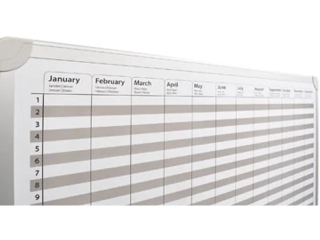 Magnetisch Jaarplanner Desq 60x90cm