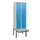 locker met bank,HxBxD 1950x600x815mm,2vak,vak B 300mm,draaigrendel