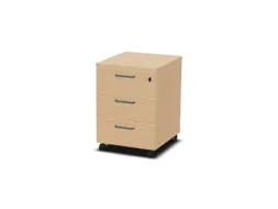 mobiel ladeblok,HxBxD 600x430x480mm,3lade(n),m. beugelgreep,NE-esdoorn