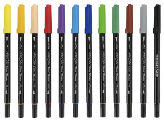 Sketch marker Eberhard Faber 12 stuks assorti kleuren - 9