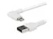 2 Meter Gehoekte Lightning Naar Usb Kabel Apple Wit Aramide