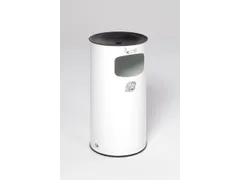 Combi-Asbak 44 Liter HxØ 710x355mm Ral9016 Wit