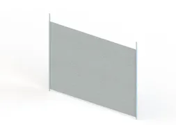 scheidingsplaat,v. inhaakstelling,HxD 400x500mm,doorgaand,staal
