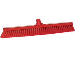 Vikan 31994 zachte brede bezem rood 610mm