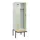 locker met bank,voor scheiding van kleding,HxBxD 2120x600x815mm,2vak