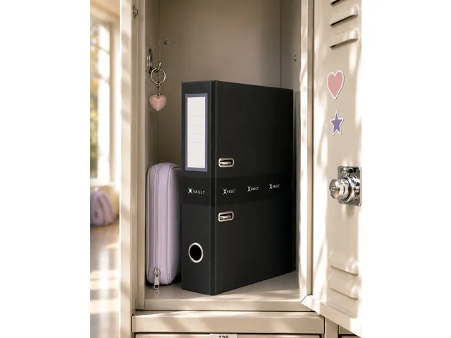 Classeur VAULT A4 8 cm shrink 2 packs