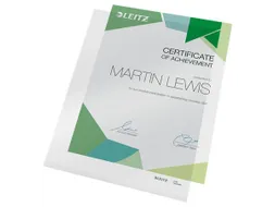 L-map Leitz 4153 premium A4 0.15mm PVC glashelder