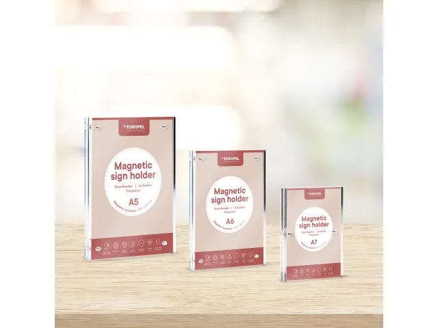 Europel Kaarthouder Luxe A7 Acryl