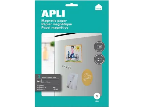 Magnetisch Papier, Pak Van 3 Vellen