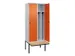 locker voor scheiding van kleding,HxBxD 2120x800x815mm,2vak