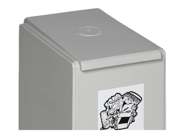 Deksel Voor Afvalverzamelaar 40 Liter Lichtgrijs