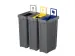 Vepa Bins SmartSort Deksel met Propellor opening Blauw