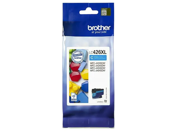 Inktcartridge Brother LC-426XLC blauw