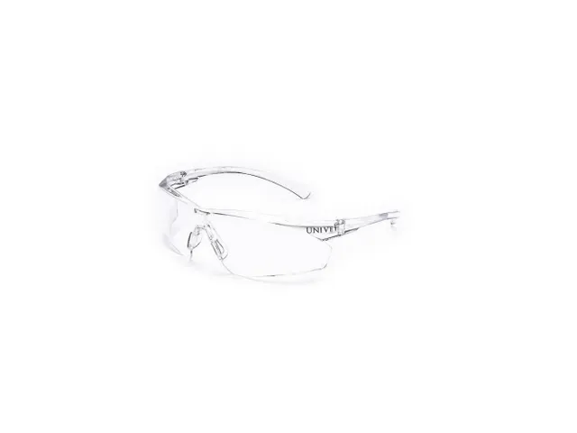 Univet 505 veiligheidsbril, heldere lens, transparant montuur, per stu