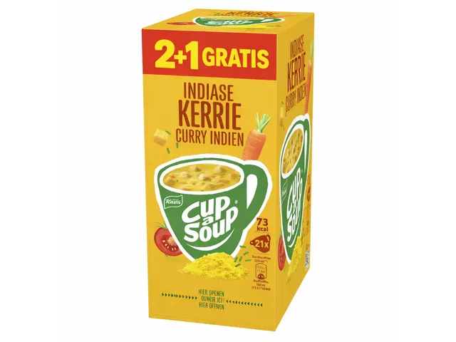 Cup-a-Soup Knorr Indiase kerrie 2+1 Gratis