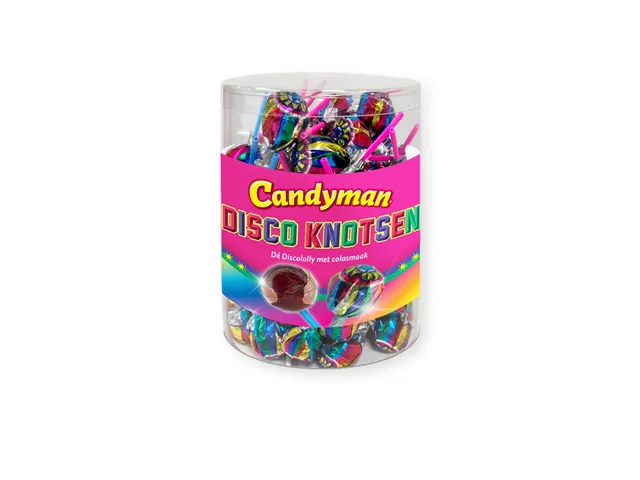 Lolly Candyman discoknotsen 100 stuks