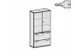 Armoire De Bureau,Finition Corps Érable,Finition Face Avant