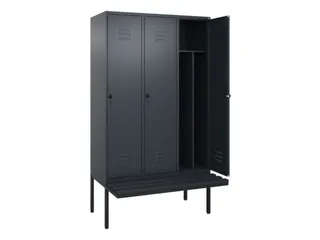 locker voor scheiding van kleding,HxBxD 2120x1200x815mm,3vak - 2