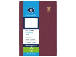 Agenda 2027 Ryam Memoplan 1 Mundior 1dag/1pagina bordeaux