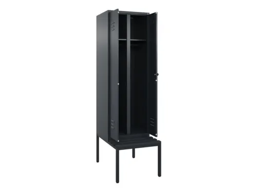 locker voor scheiding van kleding,HxBxD 2120x600x815mm,2vak