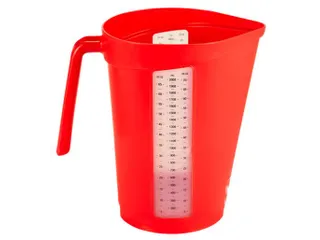 Vikan 60004 Hygiene maatbeker Rood 2 Liter - 1