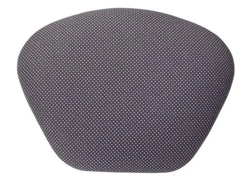 Stahulp Staalbuis Beklede Zitting Onderstel Zwart Textiel Beige/Bruin