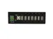 7-Port industriële USB 2.0 hub metalen USB-A hub met DIN-rail montage