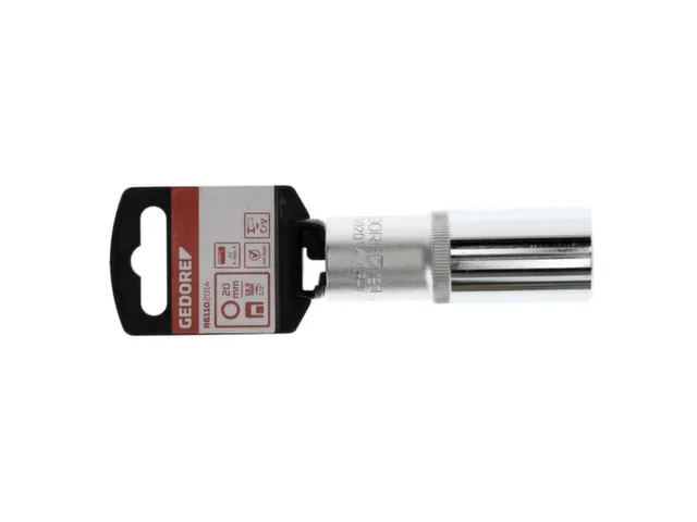 R61102014 Dopsleutel 1/2 inch 12vierkant 20mm lengte 77mm